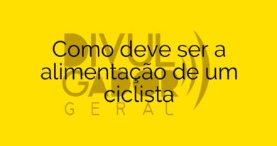 Como deve ser a alimentação de um ciclista