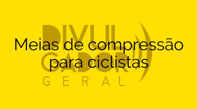 Meias de compressão para ciclistas